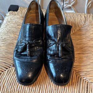 Artioli Elegant Black Leather Men's Loafers